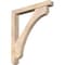 Ekena Millwork Legacy Craftsman Smooth Bracket w/ Offset Brace, Douglas Fir, 5 1/2"W x 40"D x 44"H BKT0604X40X44LEC04SDF - alternate 1
